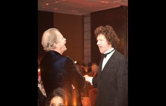 Charles McDonald and Four Lions director Chris Morris